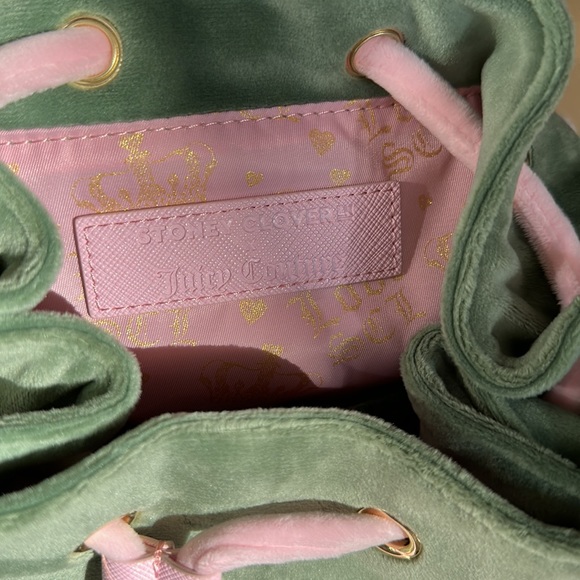 NWT Juicy Couture x Stoney Clover Lane Velour Backpack - Picture 9 of 14